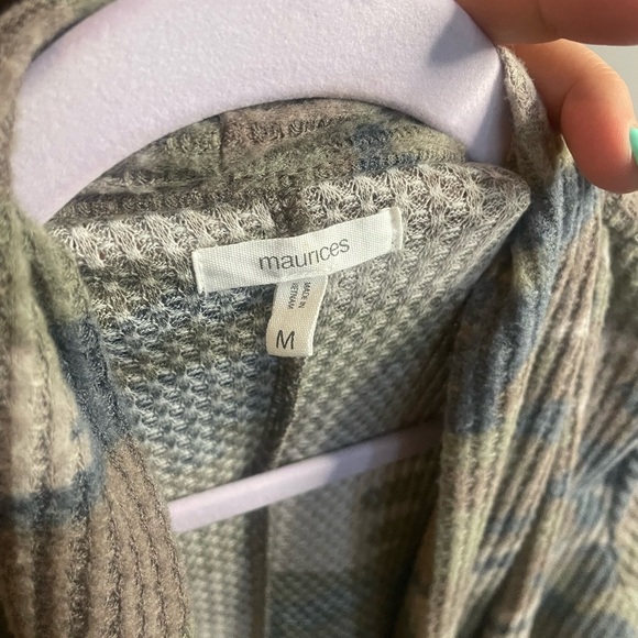 Maurices Camouflage Cardigan Sweater - Picture 2 of 3